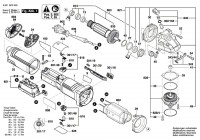 Bosch 3 601 GD0 500 Gws 17-125 S Inox Angle Grinder / Eu Spare Parts